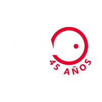 LOGO 45 AÑOS LLAVE BLANCO