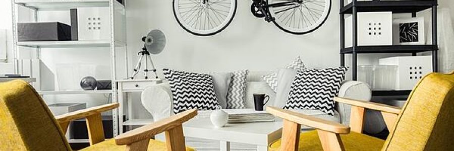 aprovechar espacios pequeños altura sala muebles decoracion colores